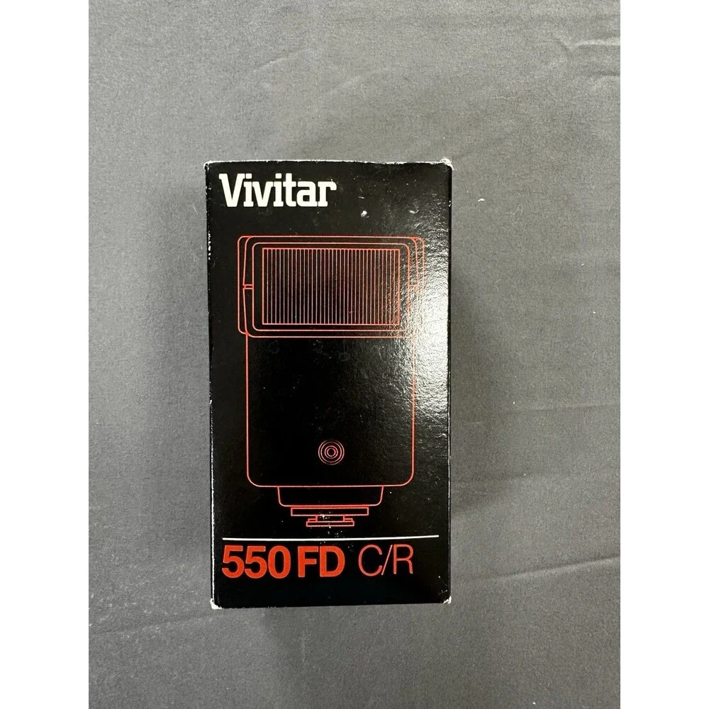 Vintage Vivitar 550FD C/R Auto Thyristor electronic flash.